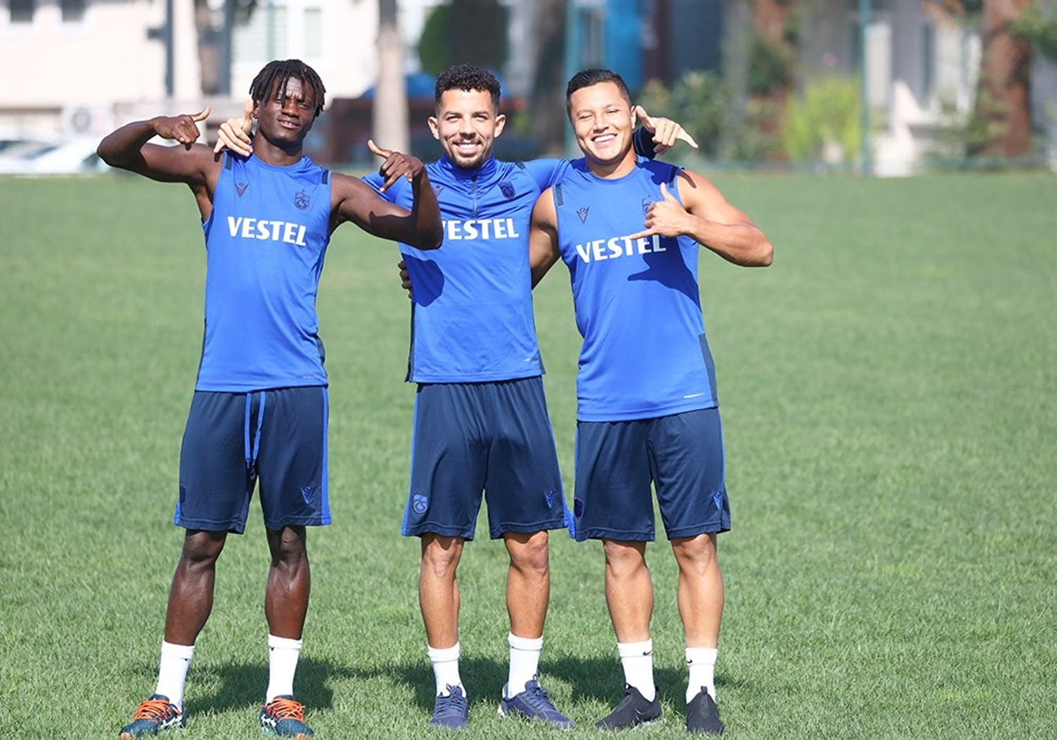 Trabzonspor'da keyifli antrenman