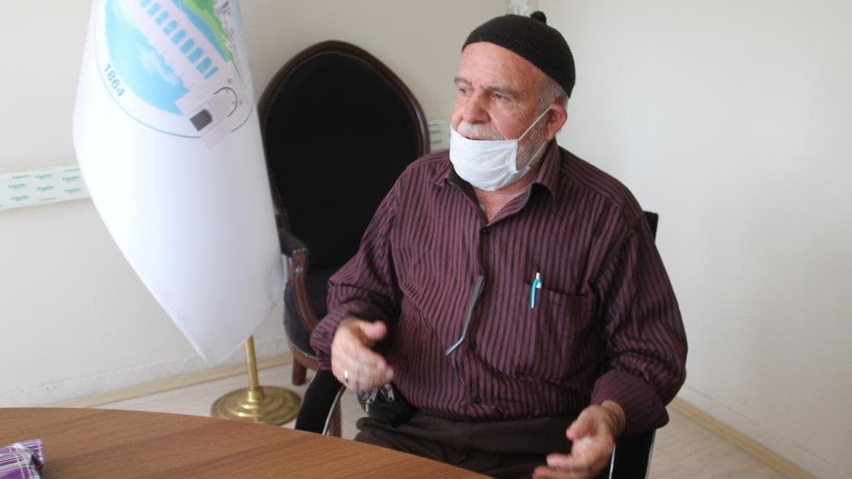 71 yandaki Hasan dede emekli maan  ihtiya sahibi bir kz renciye tablet alnmas iin balad