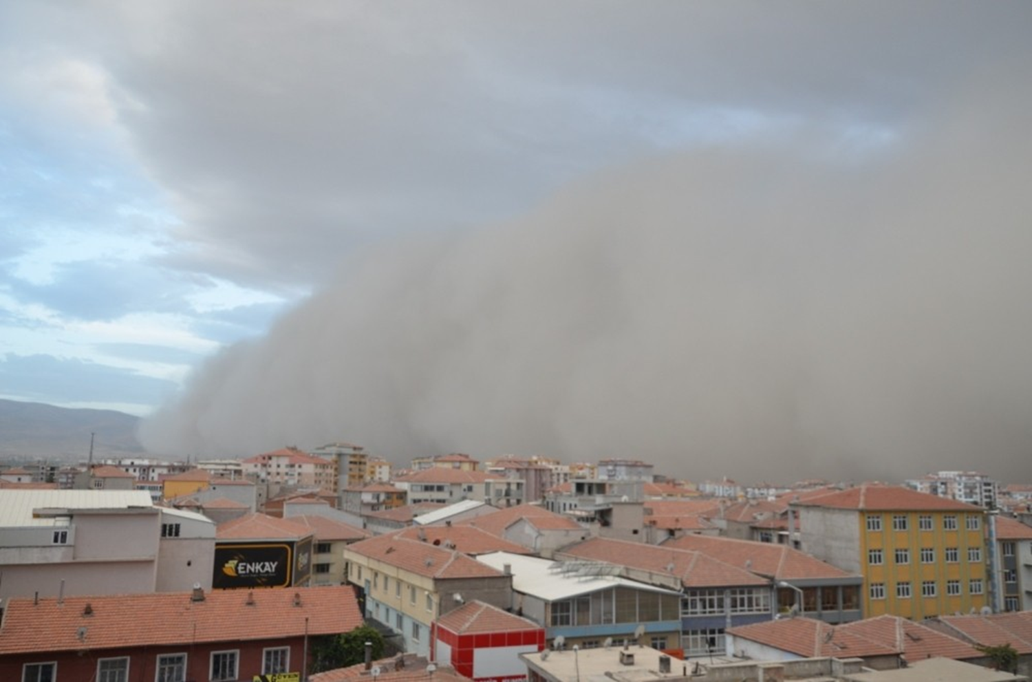 Konya'da dev toz bulutu