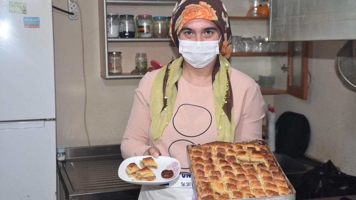 Kadn giriimci 'kaysl baklava' retti, imdi talebe yetiemiyor 