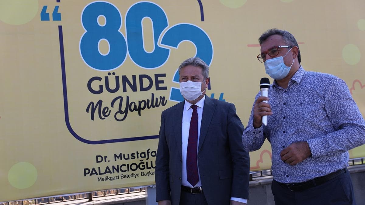 Melikgazi'de panolardaki 80 rakamnn gizemi ve merak