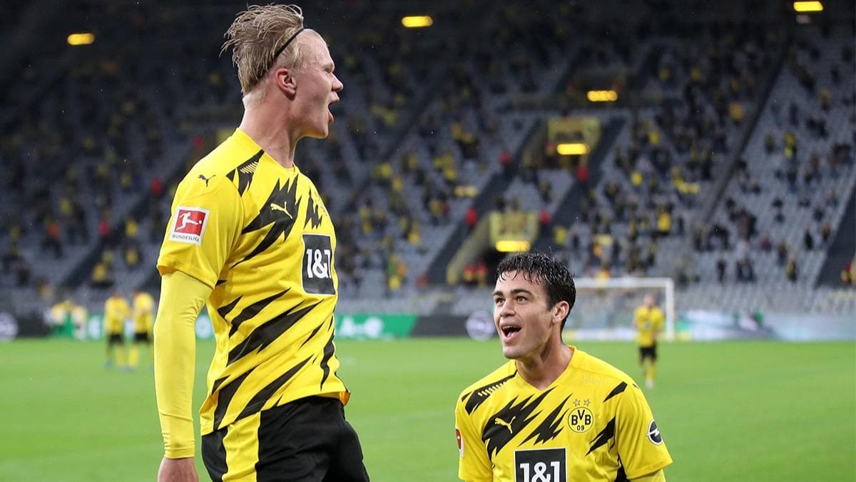 Haaland cotu, Dortmund farkl kazand 