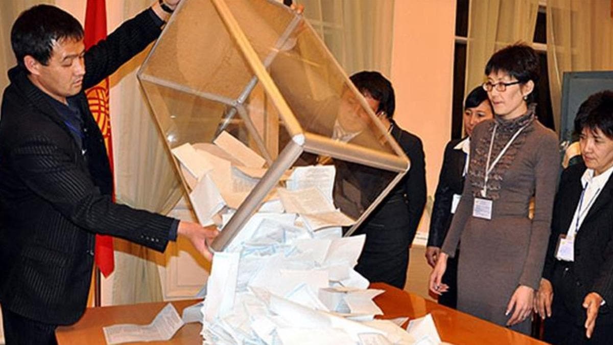 Krgzistan'da 4 siyasi parti meclise girmeyi baard