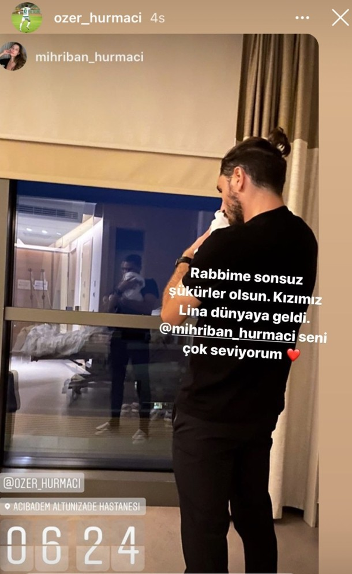 �zer Hurmac�'n�n babal�k sevinci