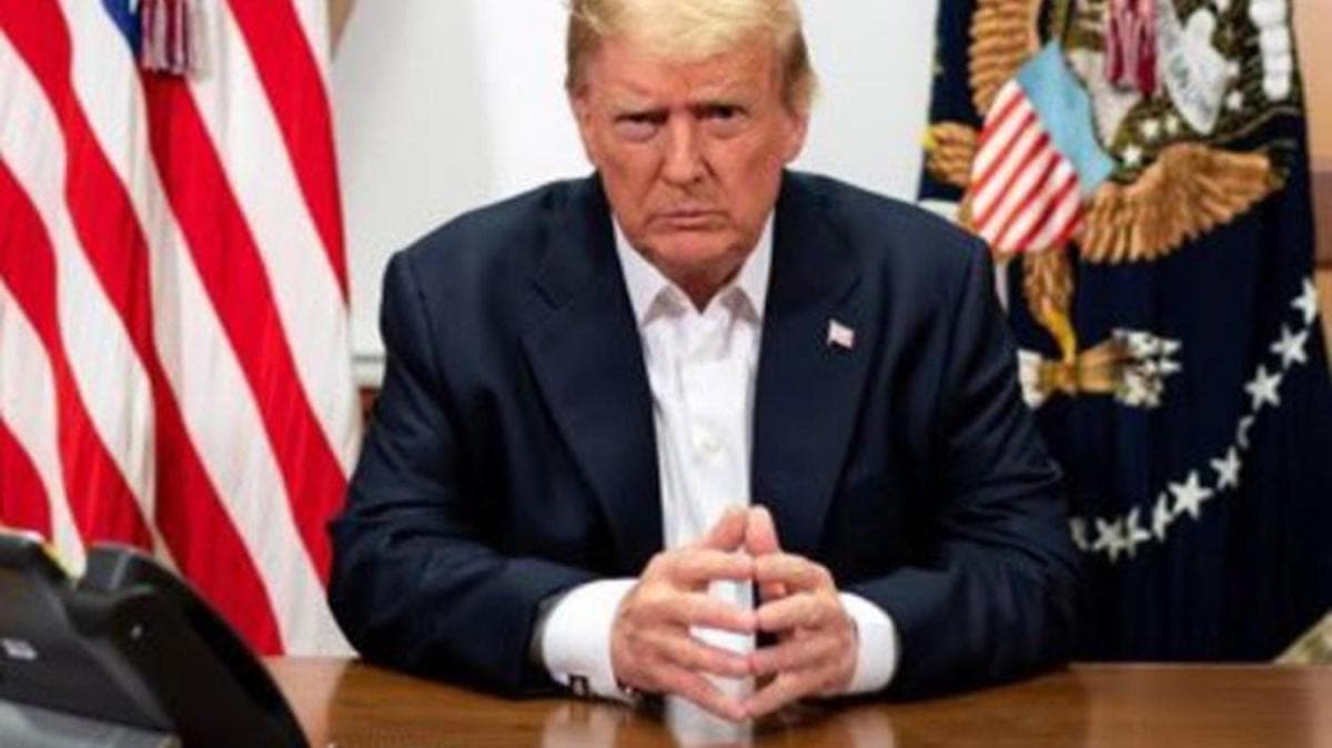 Koronavirs tedavisi gren Trump'n fotoraflar paylald: Bugn taburcu olabilir