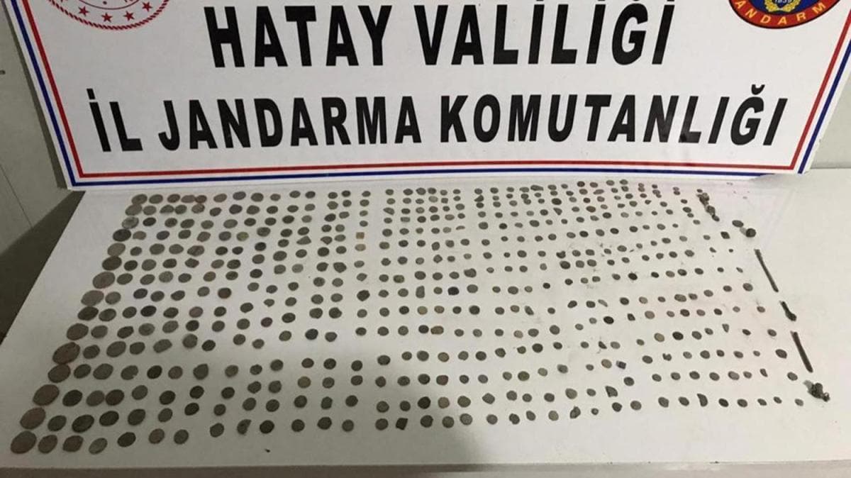 Hatay'da 516 tarihi sikke yakaland