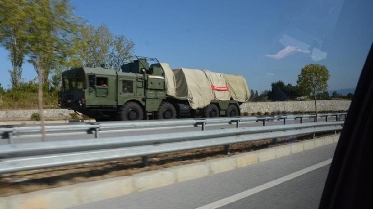 S-400'ler test iin Sinop'a getirildi