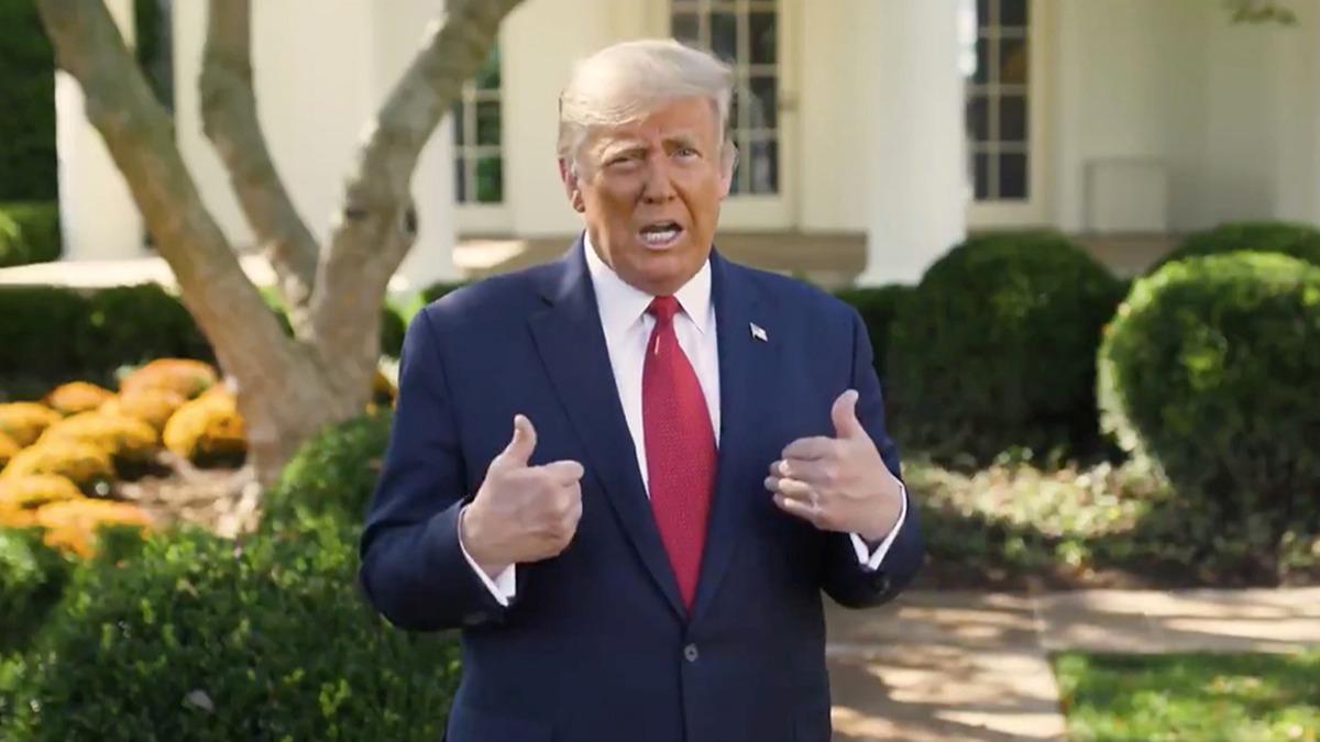 Trump: Bu hastaln bana tanrnn bir ltfu olduunu dnyorum