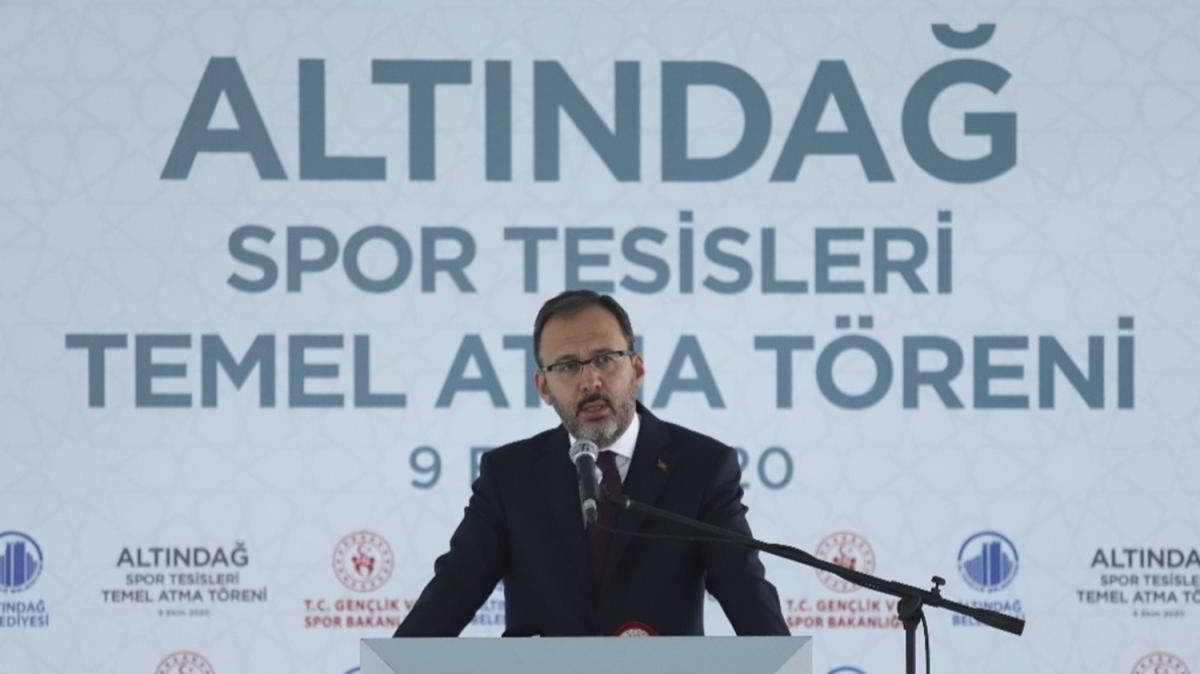 Bakan Kasapolu: lkemizin zirveye olan iddiasn her alanda srdryoruz