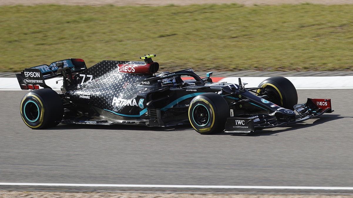 Almanya'da pole pozisyonu Bottas'�n