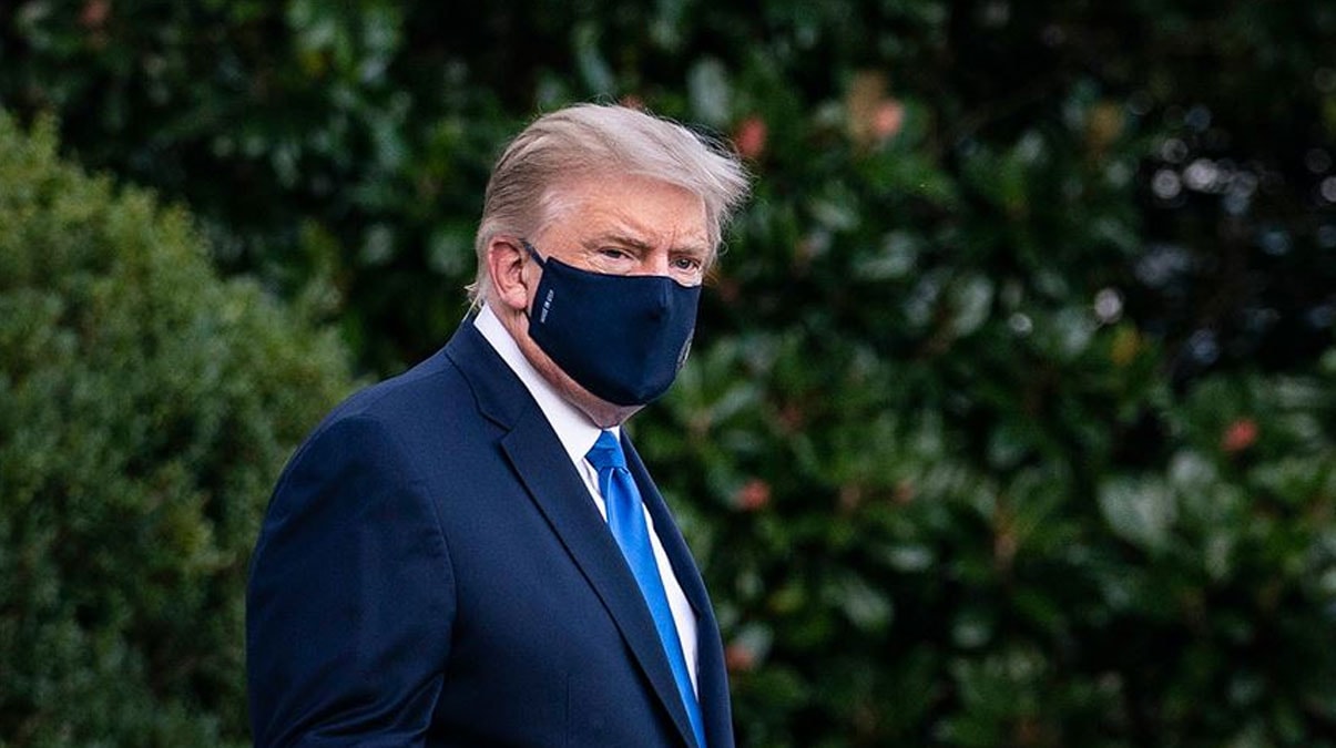 Trump'�n Kovid-19 testinin sonucu a��kland�!