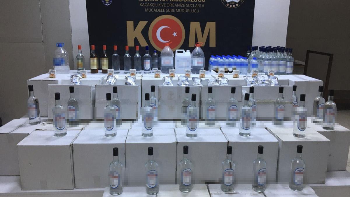 Samsun'da il genelinde e zamanl operasyon: 645 litre etil alkol ve 39 ie kaak iki ele geirildi