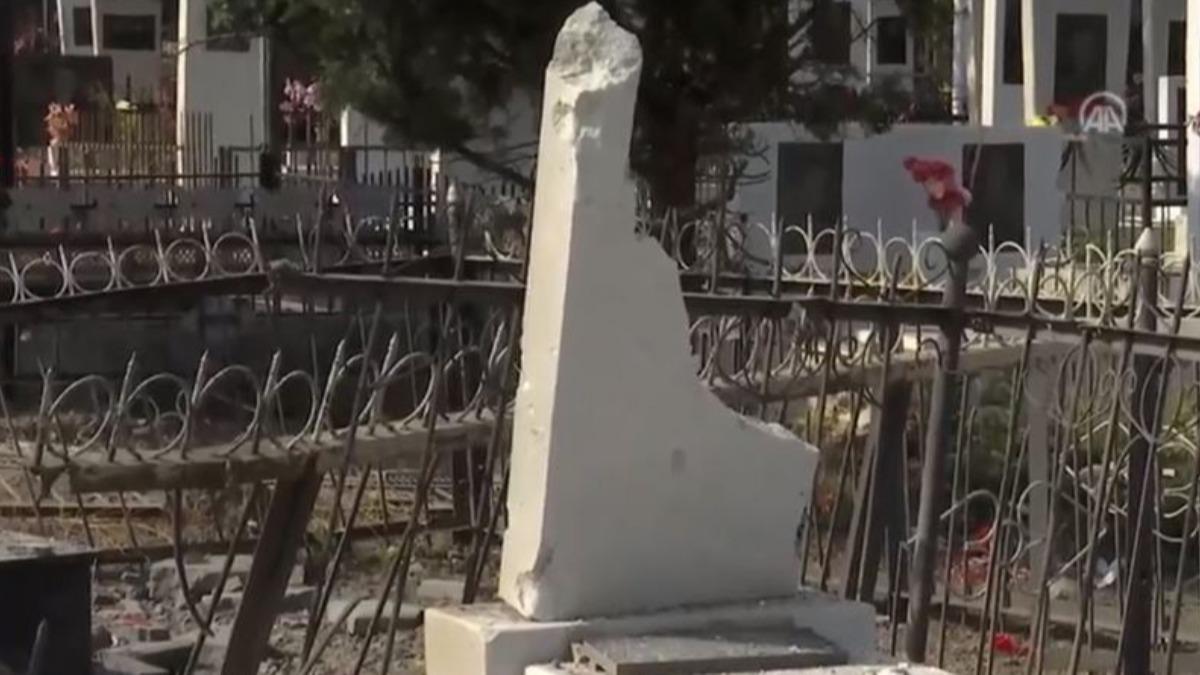 Ermenistan mezarlk ziyaretindeki sivilleri vurdu: l ve yarallar var