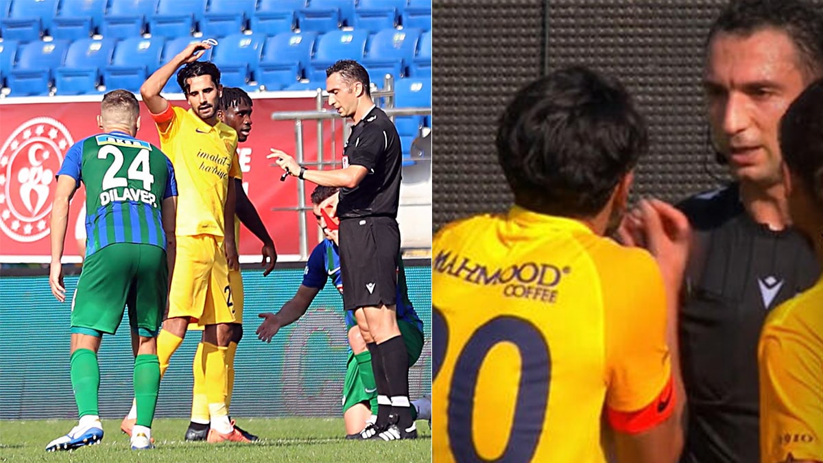 K�rm�z� kart sonras� ortal�k kar��t�