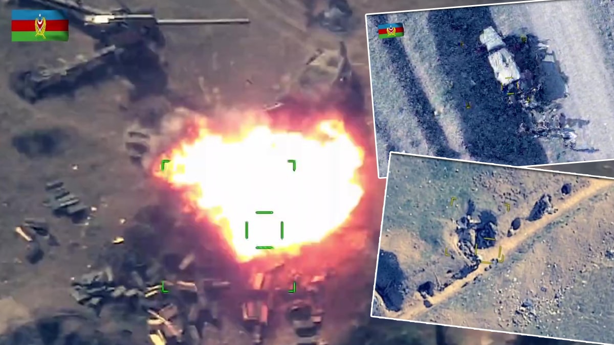 Sahadan s�cak g�r�nt�ler... Azerbaycan intikam�n� cephede al�yor