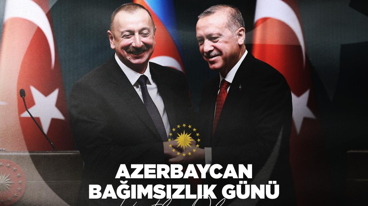Bakan Erdoan, Azerbaycan Bamszlk Gn'n tebrik etti