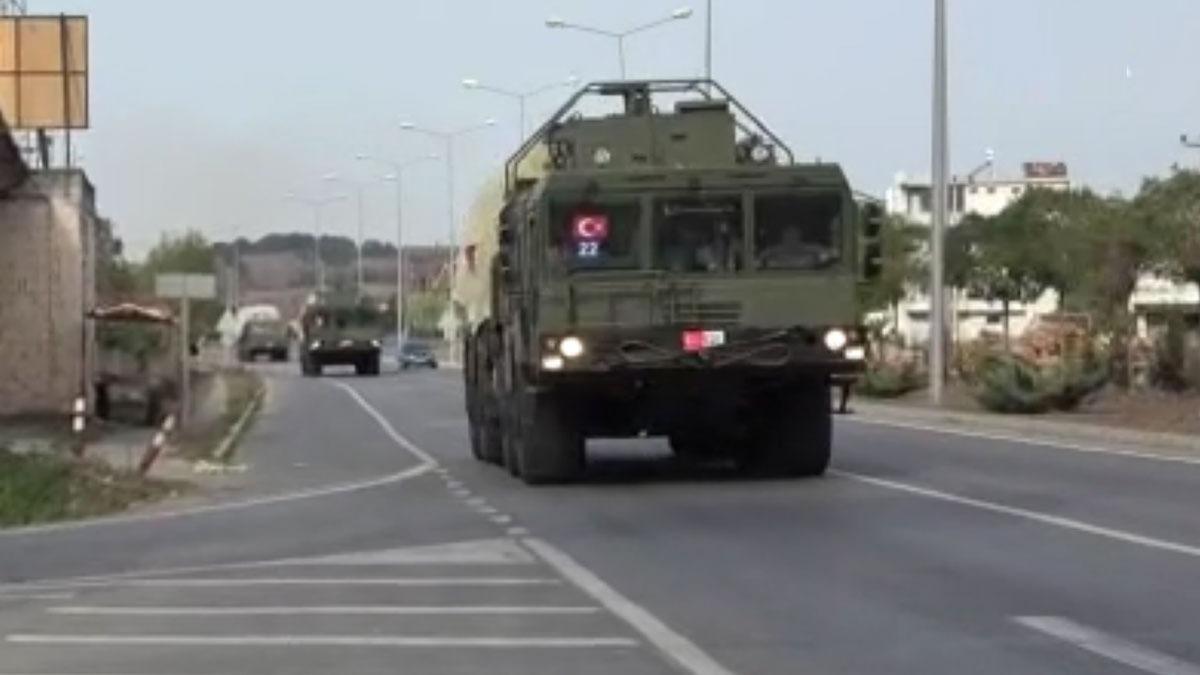 S-400'ler test atlarn baar ile tamamlayp Ankara'ya gitmek iin yola kt