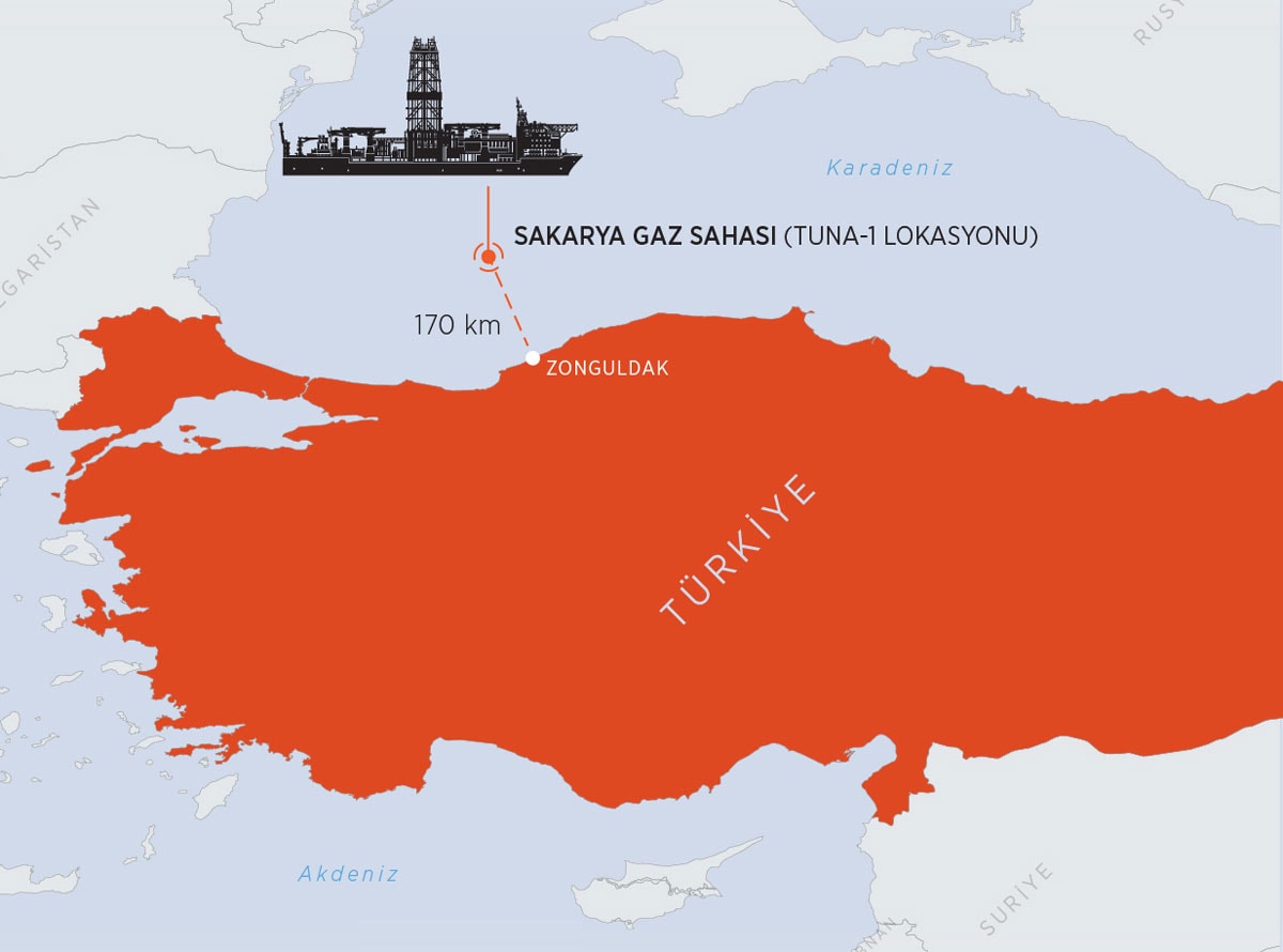 'Karadeniz'de ke�fedilen do�al gaz rezervine hizmet sunmaya haz�r�z'