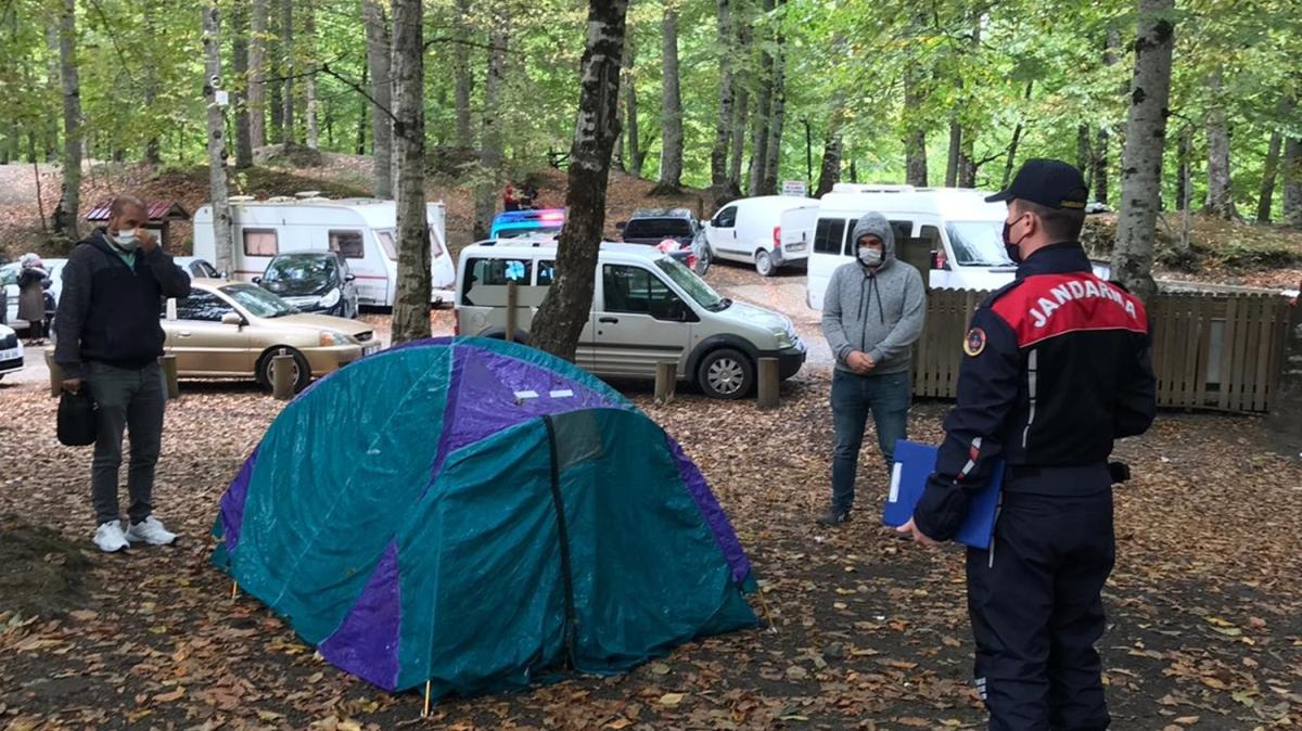 Koronavirs karantinasnda olmas gereken 2 kii, Yedigller'de yakaland