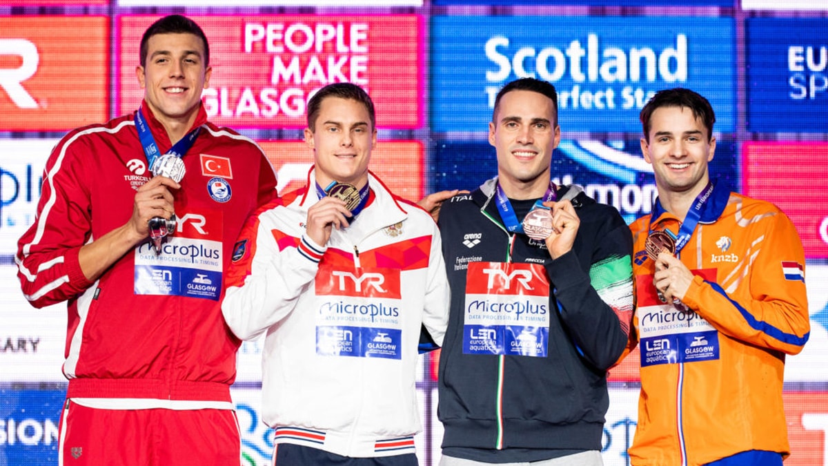 Tarihin en iyi 9. derecesi! Milli y�z�c� Emre Sak��, Budape�te'de birinci oldu