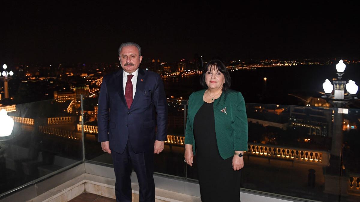 TBMM Bakan entop ile gren Gafarova: Bugne kadar Trkiye ve Azerbaycan arasnda 249 anlama imzaland