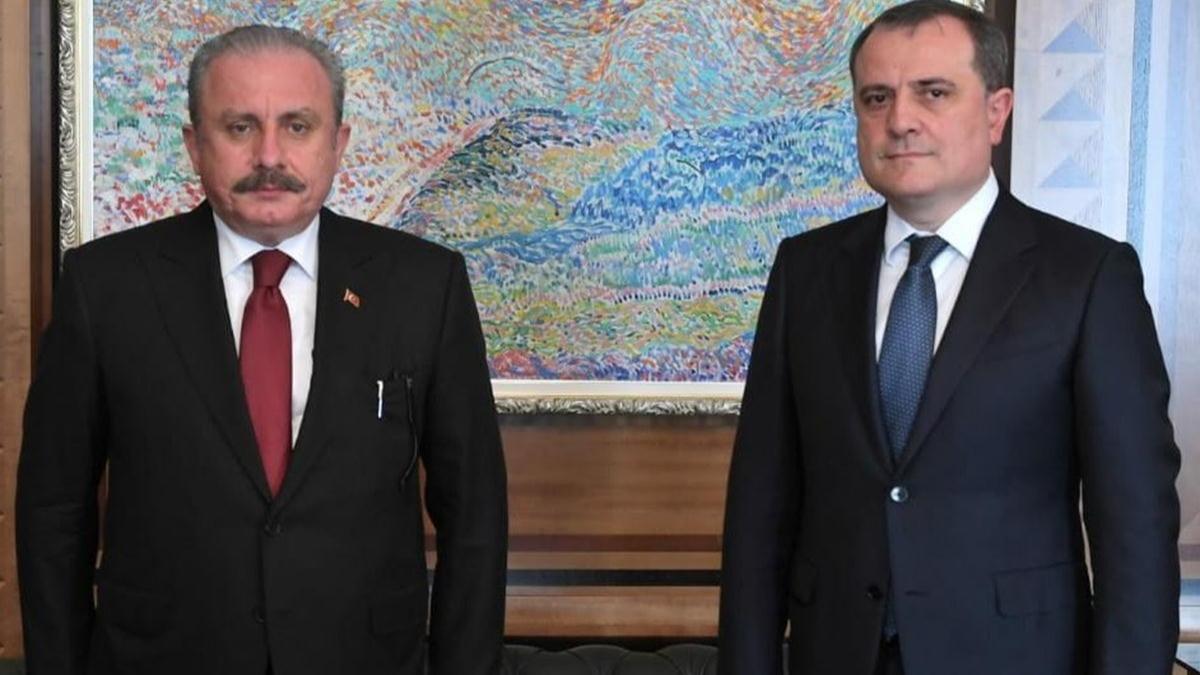 TBMM Bakan entop'la gren Azerbaycan Dileri Bakan Bayramov'dan Trkiye'ye teekkr
