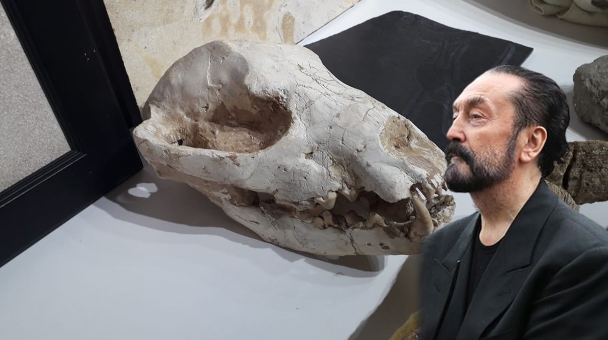 Adnan Oktar'�n evlerinden ��kt�! Milyon dolarl�k fosiller...
