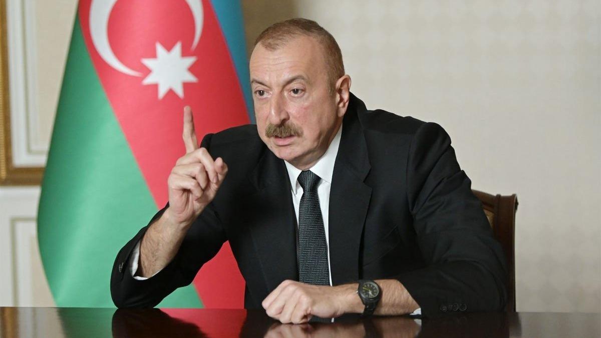 Aliyev: Karaba'a bar gc ve gzlemci gnderilmesine kar kmyorum