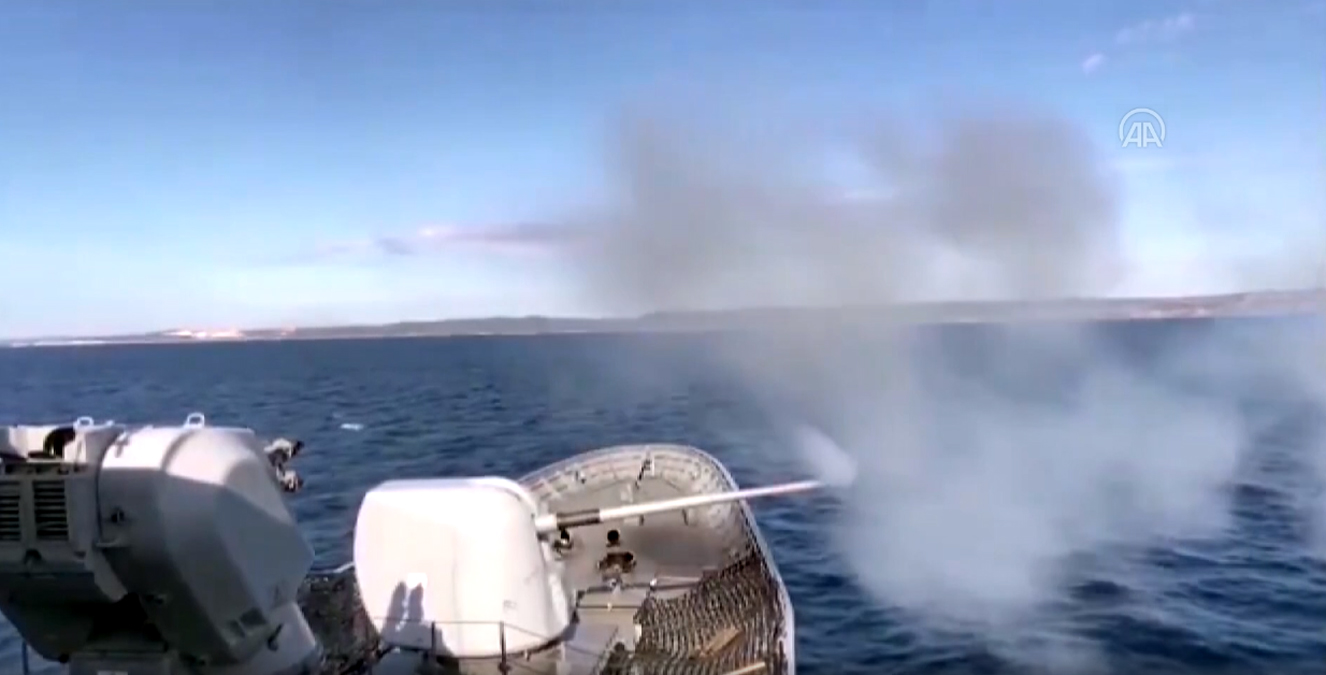 MSB g�r�nt�leri payla�t�: Tam isabetle vuruldu