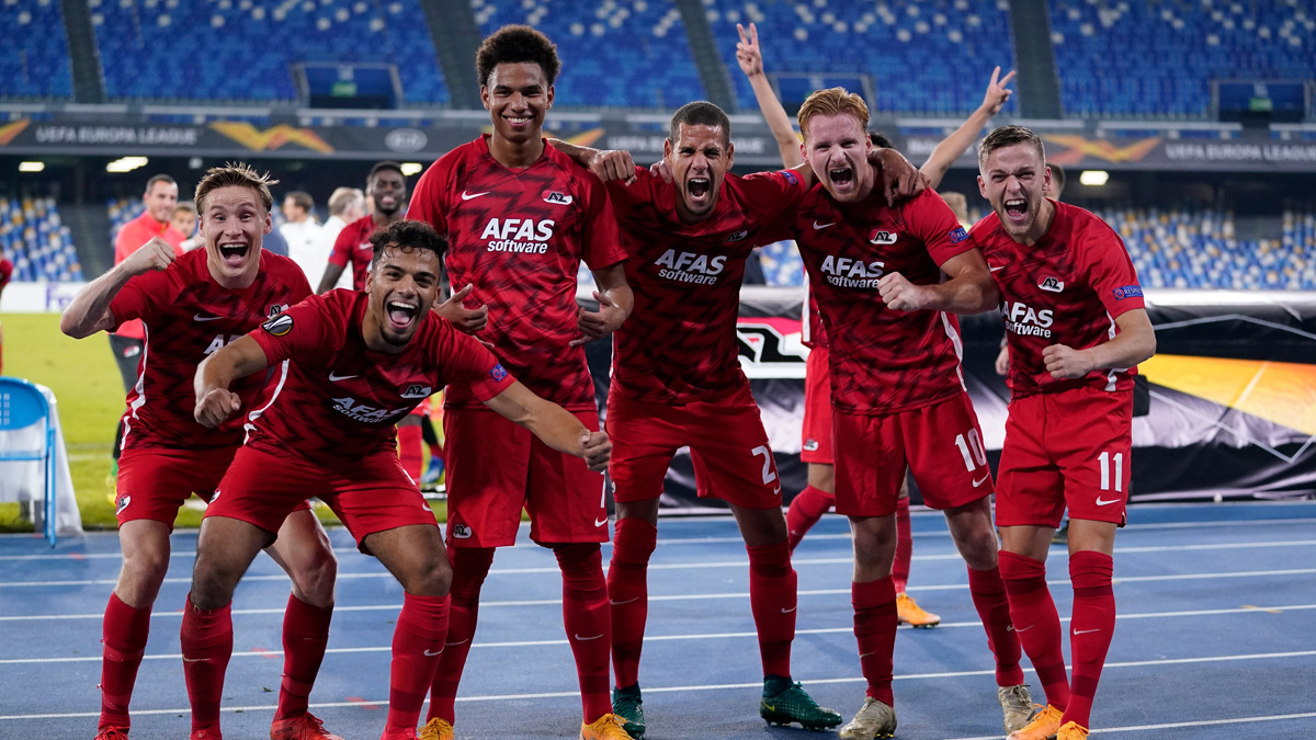 Napoli'den �ok ma�lubiyet! Az Alkmaar tek golle y�kt�