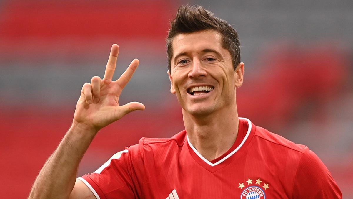 Lewandowski hat-trick yapt, Bayern farkl kazand