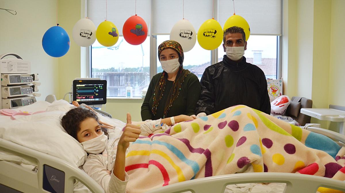 10 yandaki Melek koronavirs atlatarak ikinci hayatna 'merhaba' dedi