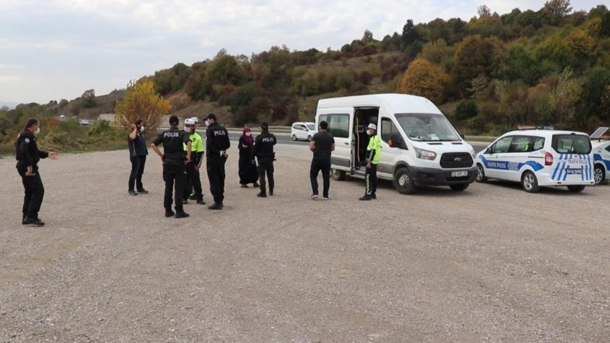 Koronavirs karantinasnn bitimine 3 saat kala polise yakalandlar: KYK'ya yerletirildiler 