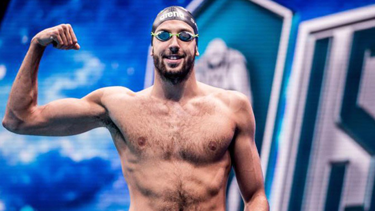 Olimpik y�z�c� Emre Sak��'dan Avrupa rekoru