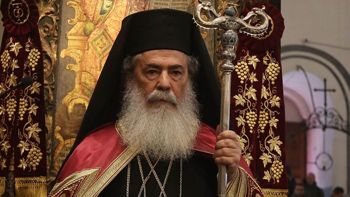 Kuds Rum Ortodoks Kilisesi Patrii: slam dinine yaplan hakaret dier dinlere yaplmtr 