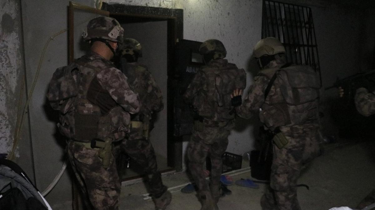 Adana'da terr rgt PKK/KCK operasyonu