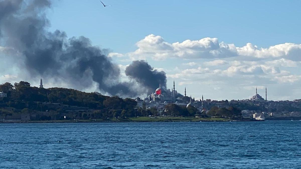 stanbul Tp Fakltesi Hastanesi inaatnda yangn kt 