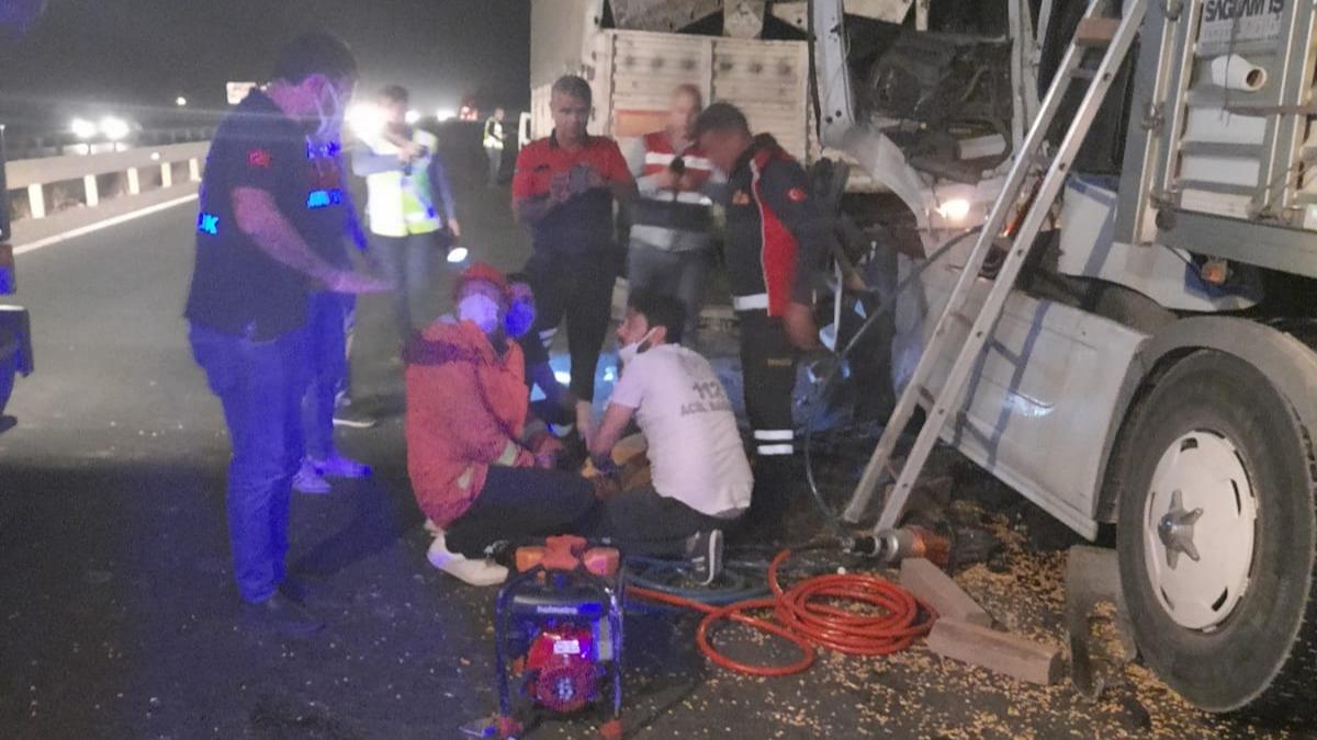 Kzltepe'de iki trn arpmas sonucu 1 kii hayatn kaybetti