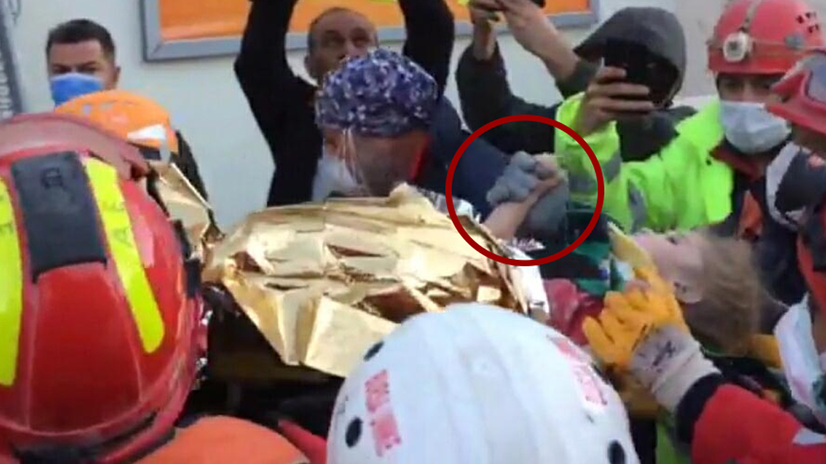 65. saatte m�jdeli haber: 3 ya��ndaki Elif kurtar�ld�