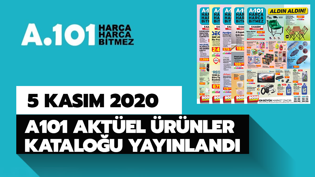A101 5 Kas�m 2020 akt�el �r�nler katalo�u yay�nland�!