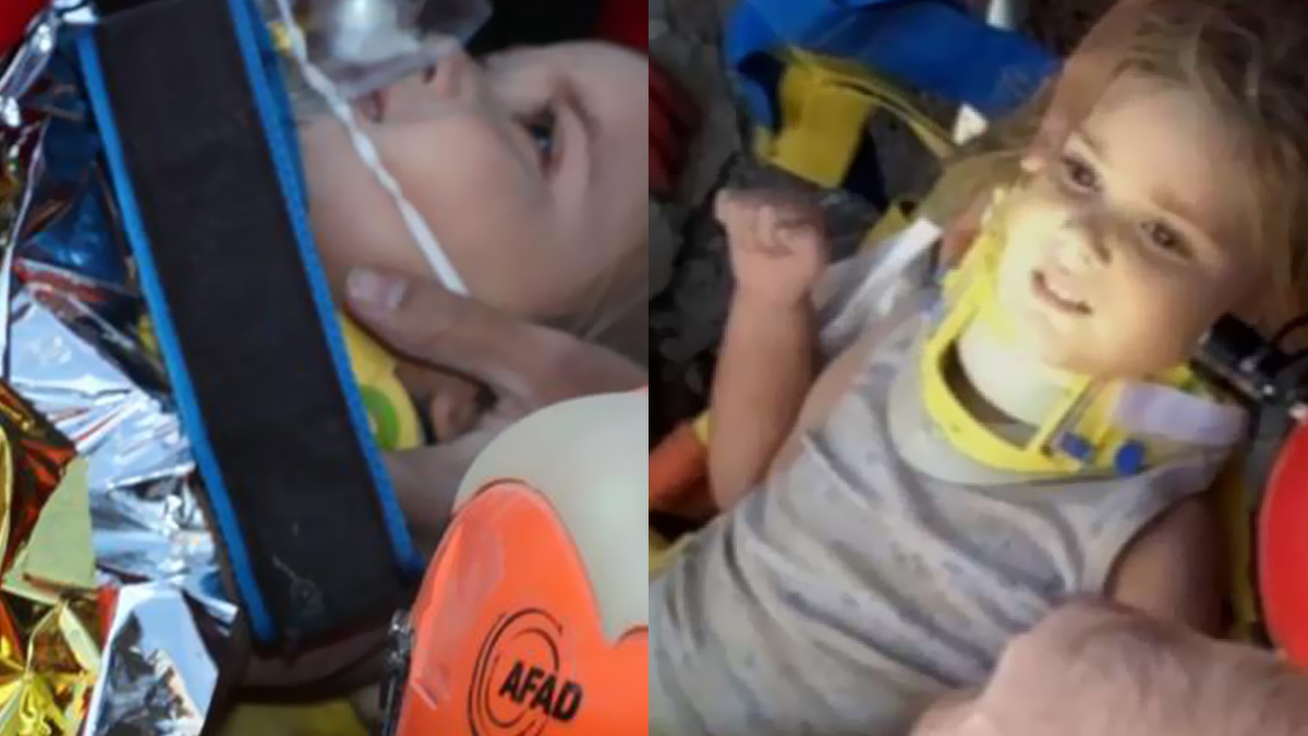 4 ya��ndaki Ayda bebek enkazdan sa� ��kar�ld�! Ayda Gezgin'in annesi ya��yor mu?