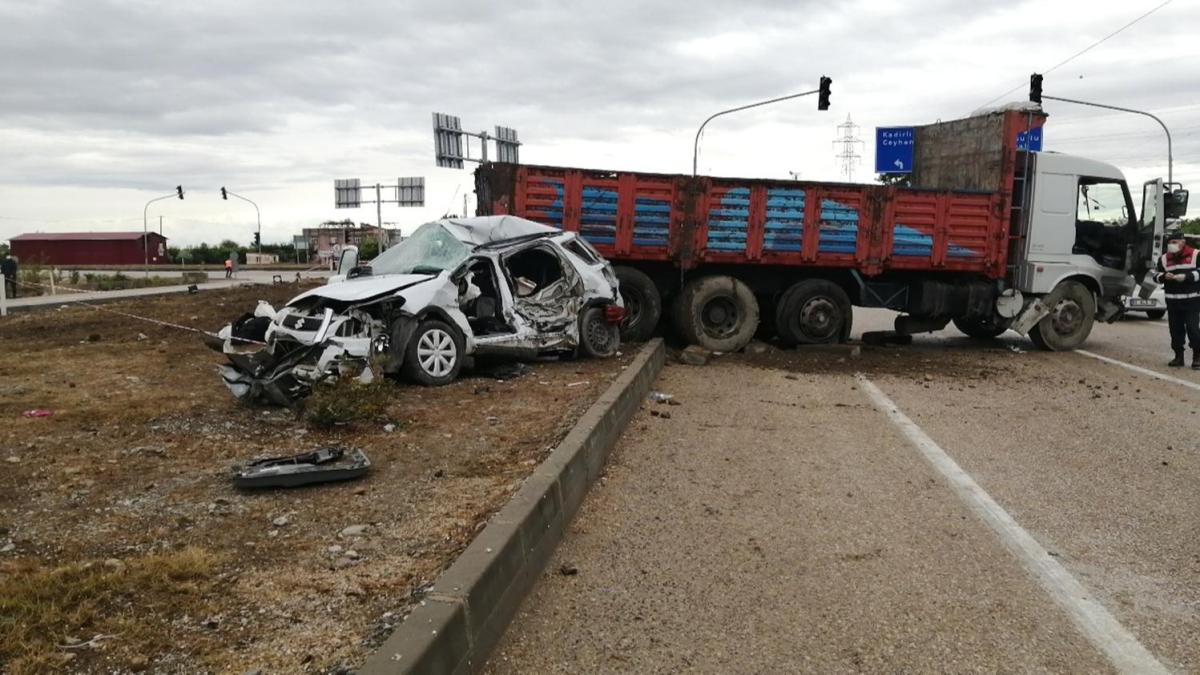 Adana'da trafik kazas: 1 l