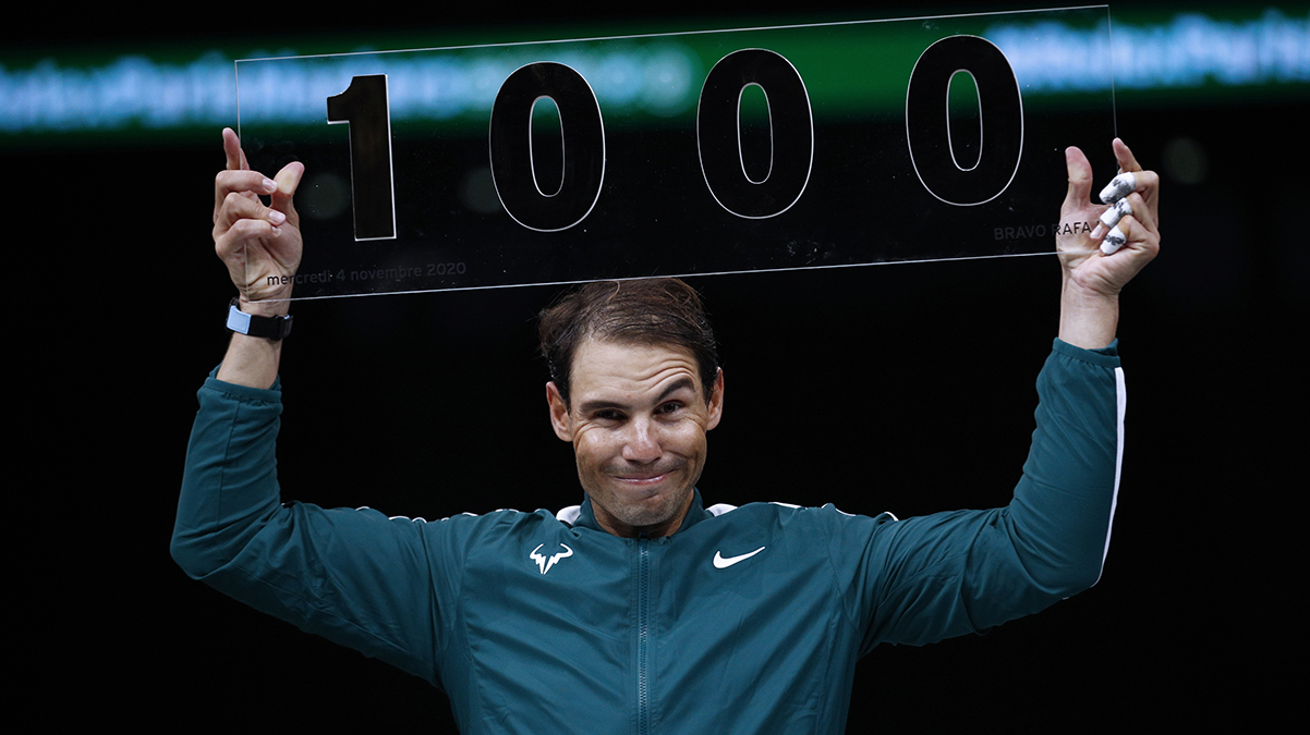 Rafael Nadal, '1000'ler Kul�b�'nde