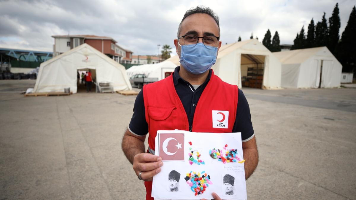 Yardm kolileriyle gnderilen notlar yreklere dokunuyor