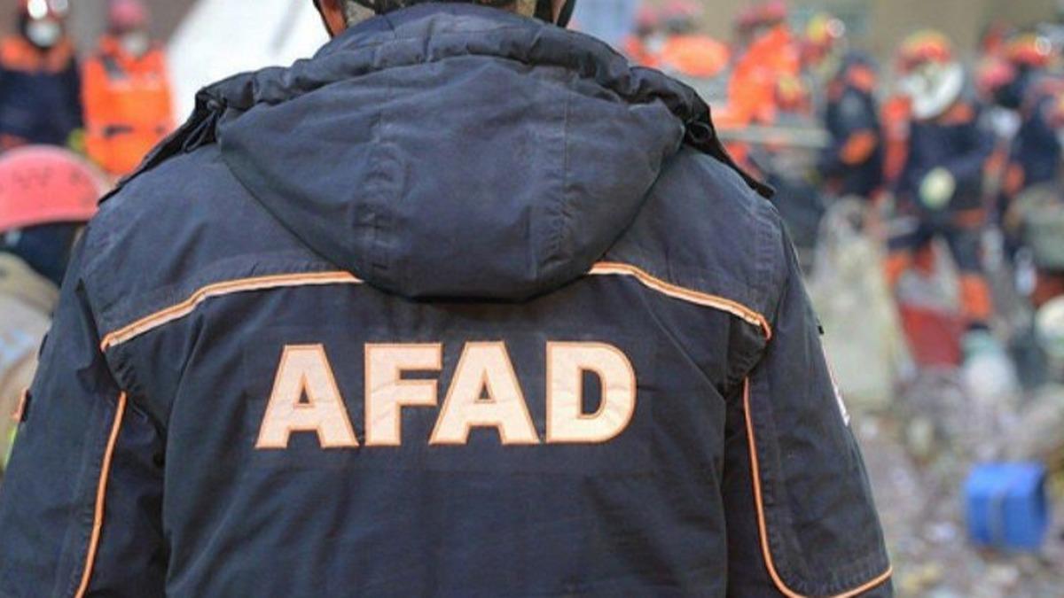 AFAD'dan deprem ba aklamas