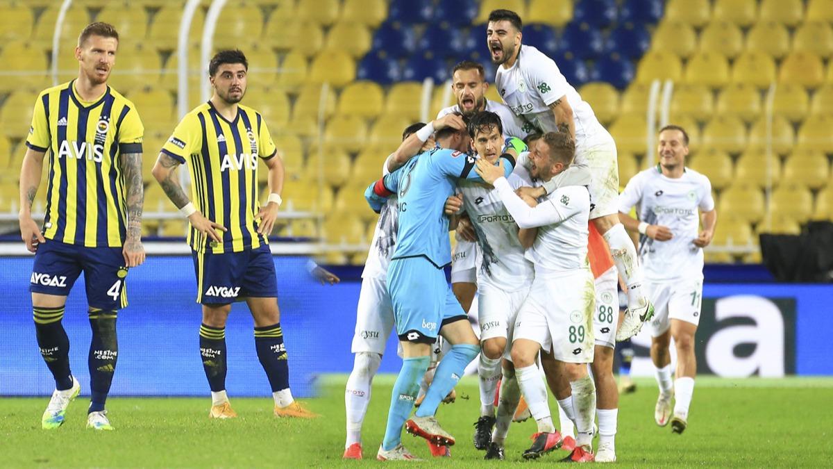 Ma sonucu: Fenerbahe 0-2 Konyaspor