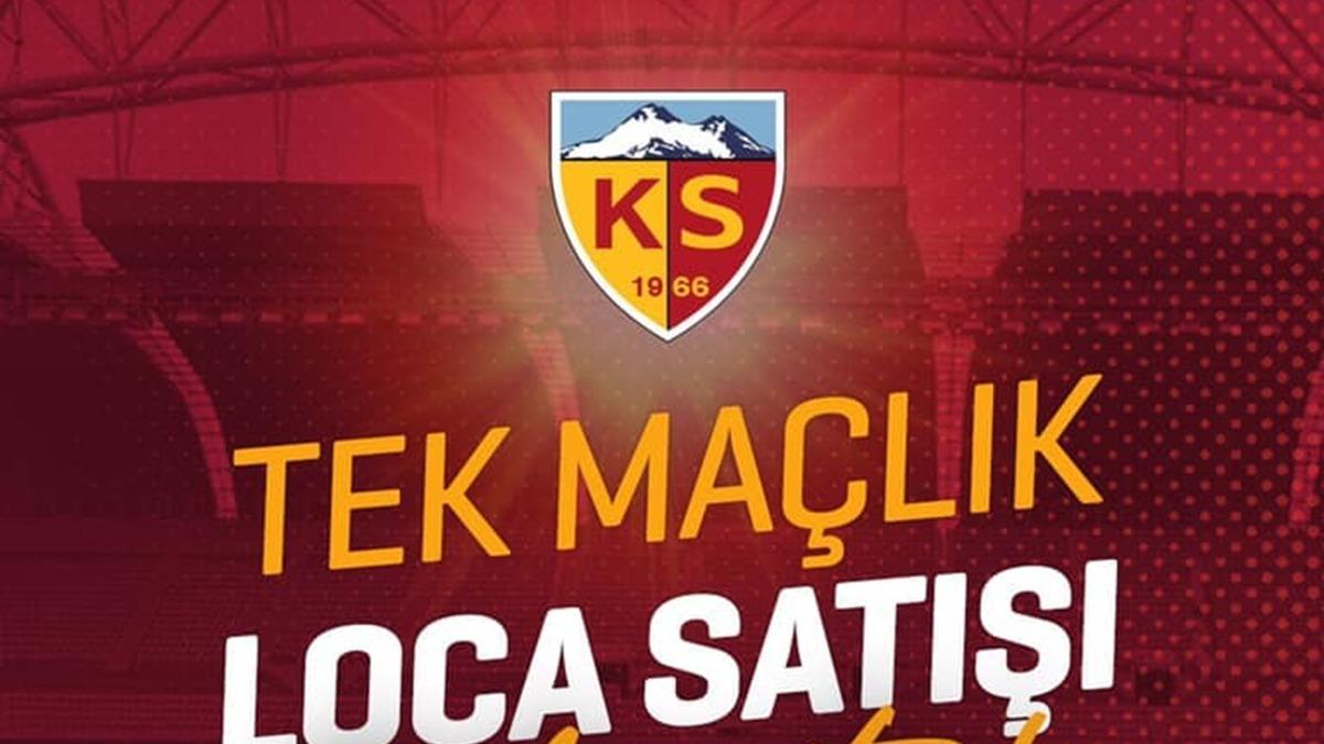 Kayserispor'da loca sat balad