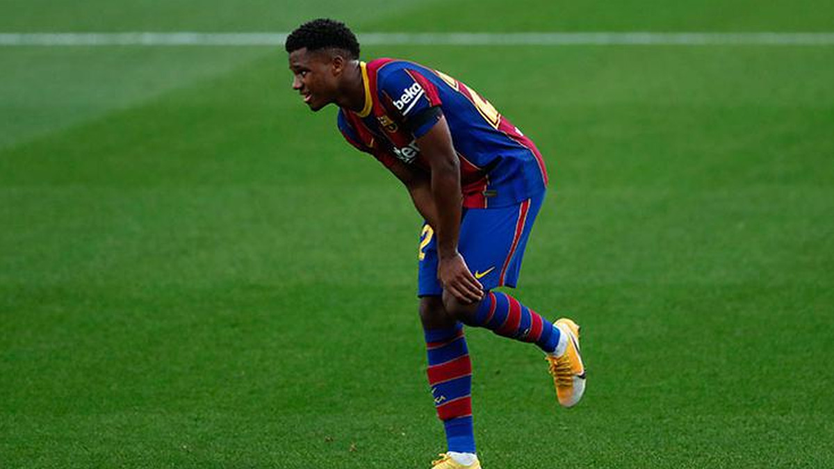 Barcelona'da Ansu Fati'den k�t� haber