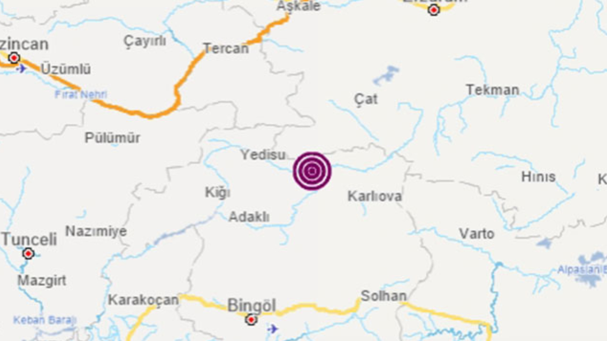 Bing�l'de korkutan deprem