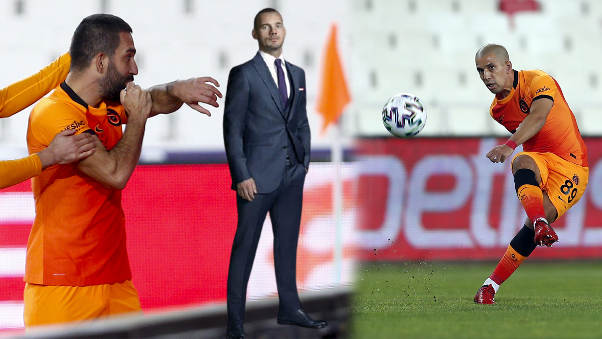 Galatasaray'�n y�ld�z� tarihe ge�ti